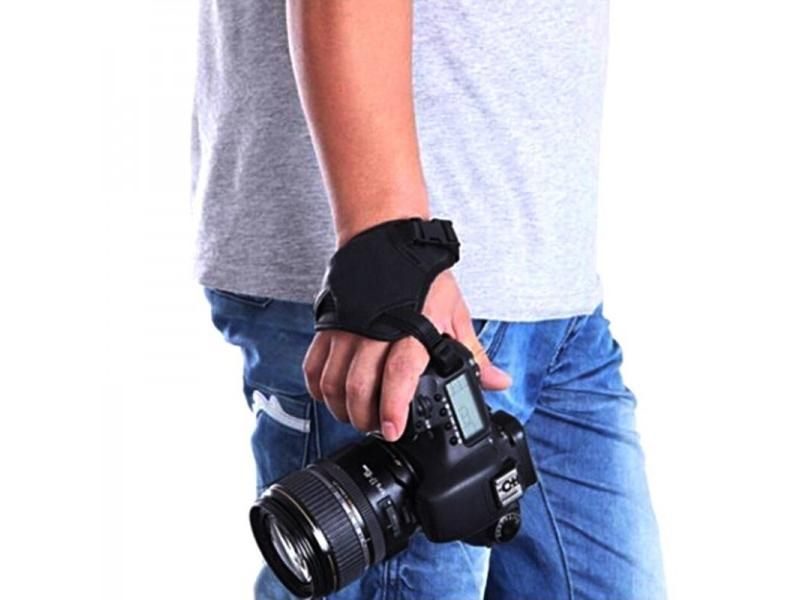 1pc Hand Grip Camera Strap PU Leather Hand Strap For Camera Camera Photography Carousel 1