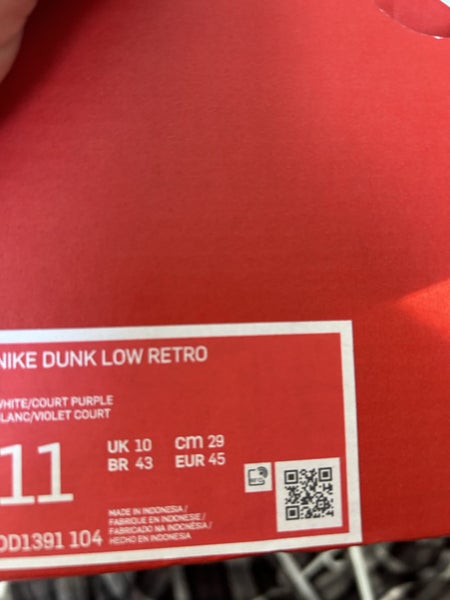 Nike Dunk Low Size 11 unused with box Carousel 4