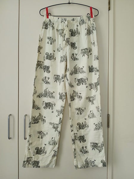 New Rabbit Flannel Pyjama Pants (sz S) Carousel 1