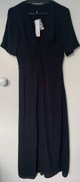 Nobody's Child - Black Alexa Midi Tea Dress / Size 8 - Brand new! Carousel 1