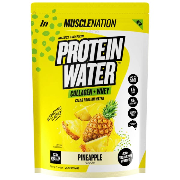 Muscle Nation, Protein Water, Pineapple, 750g Powder Carousel 1