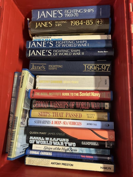 Book Collection for Sale - Over 500+ Books - Naval, Military, Maritime & Other62992596449410114