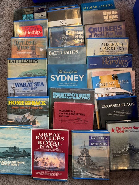 Book Collection for Sale - Over 500+ Books - Naval, Military, Maritime & Other62992596449410113