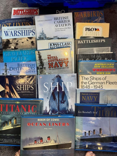 Book Collection for Sale - Over 500+ Books - Naval, Military, Maritime & Other62992596449410112