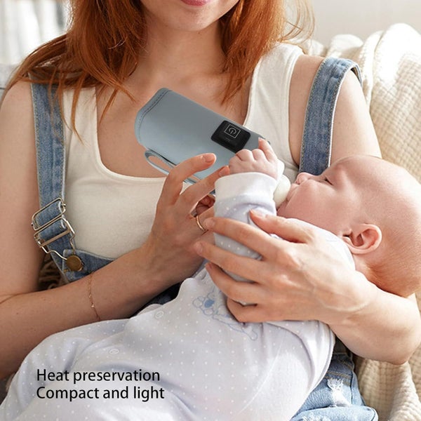 Portable Baby Bottle Warmer – Adjustable Temperature Insulated Cover Carousel 2