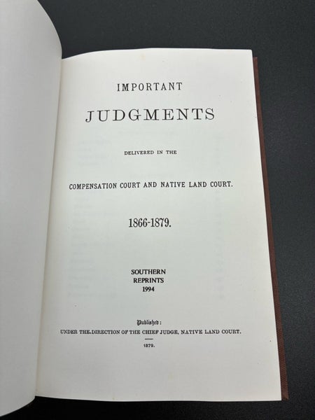 Important judgments 1866-1879 Carousel 2
