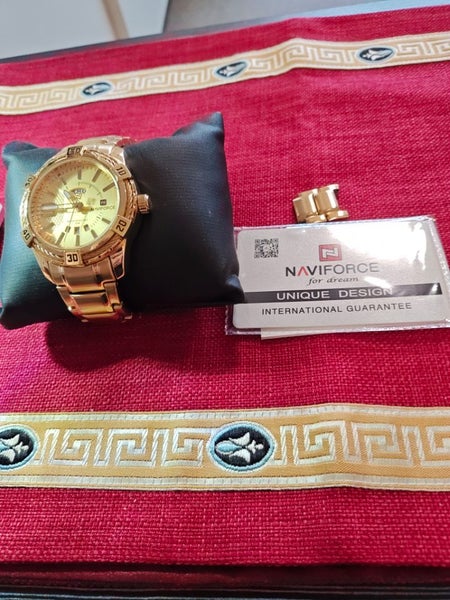 Naviforce Gold Coloured Dress watch Real Nice62864731567745111