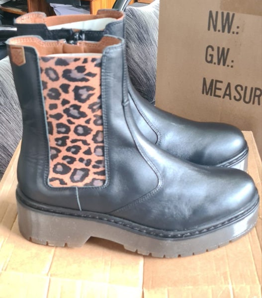 Popa Chelsea boots Leopard Black Carousel 4