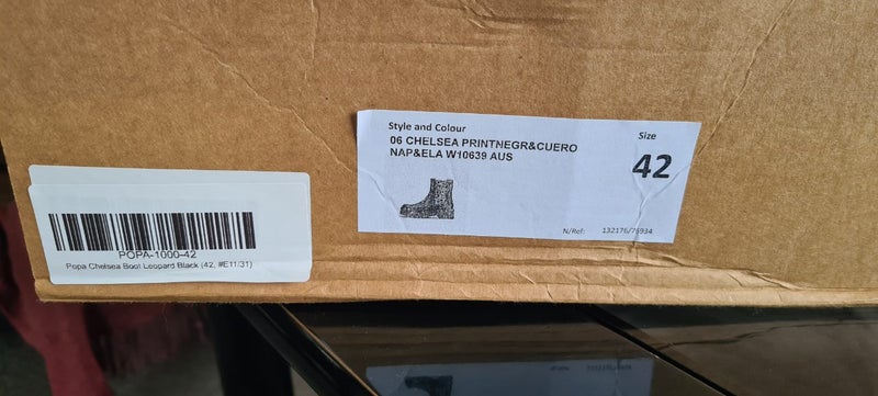 Popa Chelsea boots Leopard Black Carousel 1