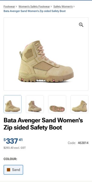 Bata Industrial Womens Safety Boots - Avenger SZ6 New Carousel 1