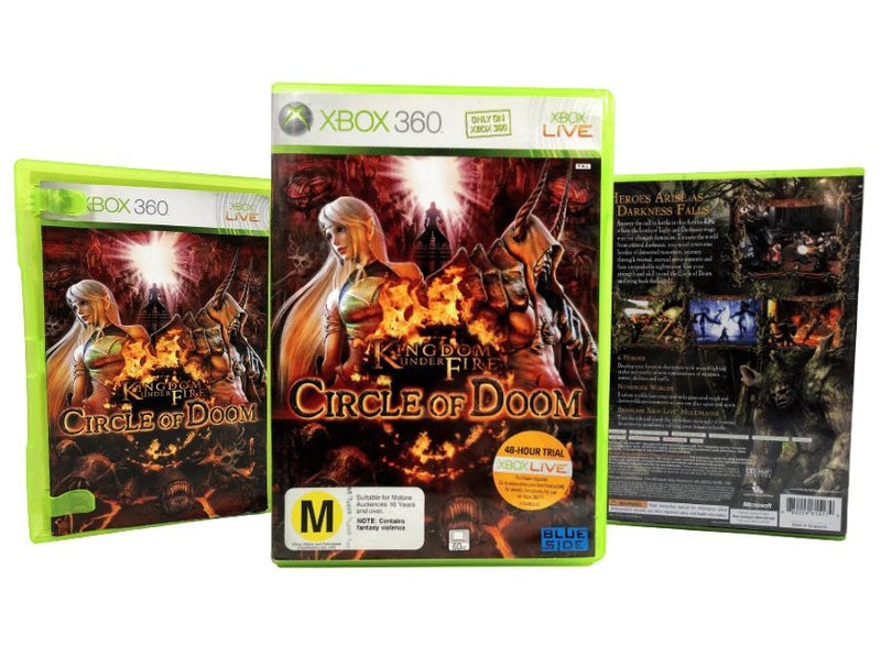 Kingdom Under Fire: Circle of Doom (Xbox 360) *MINT COMPLETE* Carousel 1