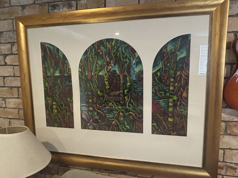 Dean buchanan oil triptych framed628647371671051121