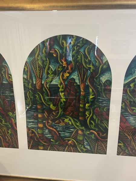 Dean buchanan oil triptych framed62864737167105112