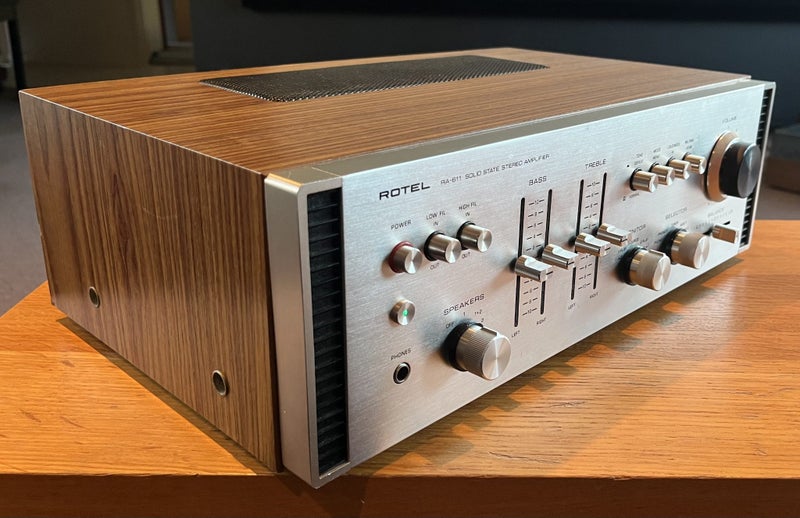 Rotel RA-611 Integrated Amplifier from the golden era of HiFi Carousel 1
