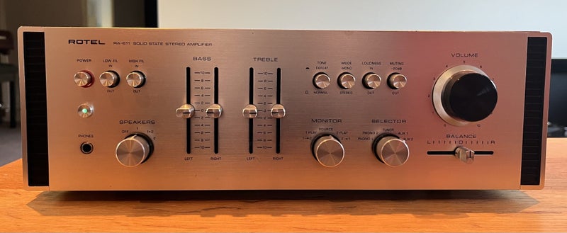 Rotel RA-611 Integrated Amplifier from the golden era of HiFi Carousel 2