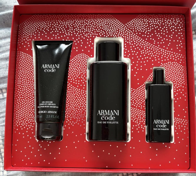 Armani Code by Giorgio Armani 125ml EDT 3 Piece Gift Set62863869334530112