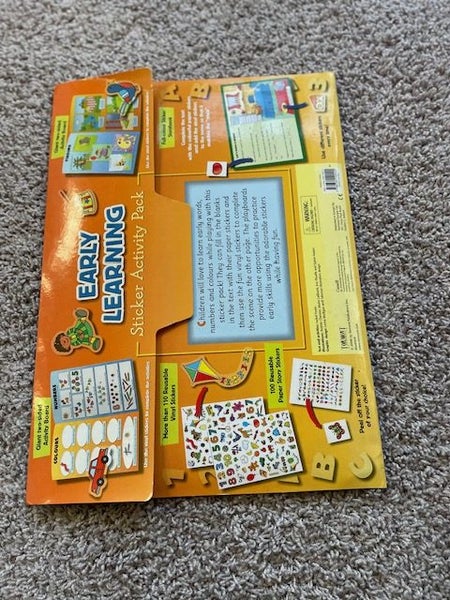 Early Learning Sticker Activity Book Carousel 2