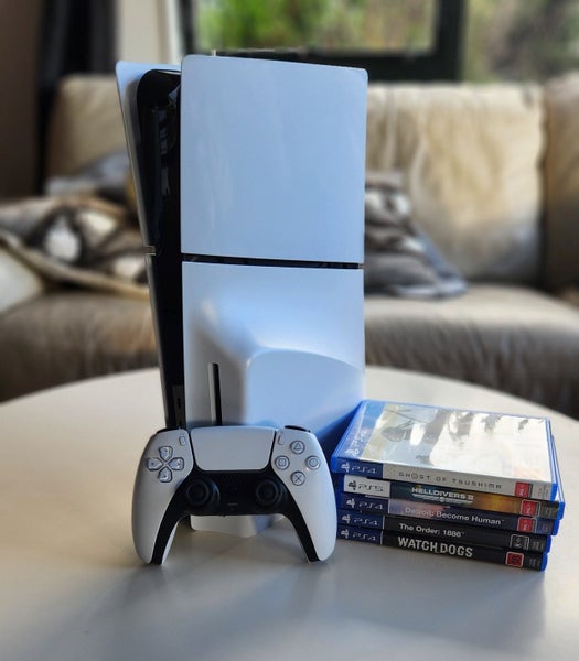 Sony PS5 PlayStation 5 Slim Disc Edition Console with Blu-ray drive + 5 games Carousel 1