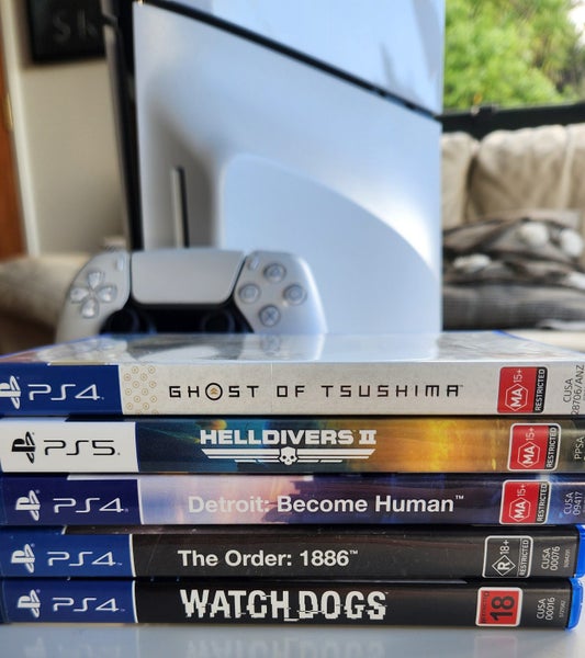 Sony PS5 PlayStation 5 Slim Disc Edition Console with Blu-ray drive + 5 games Carousel 2