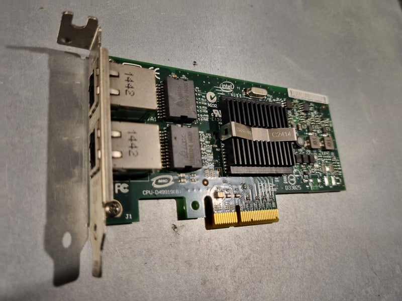 Intel Pro/1000 Network card dual port 1G Carousel 2