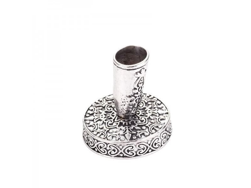 European Vintage Feather Pen Pen Stand Metal Round Stationery Gift Carousel 1