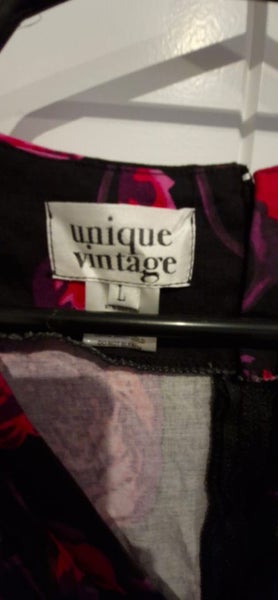 'Unique Vintage' Rockabilly Floral Dress62863221274627112