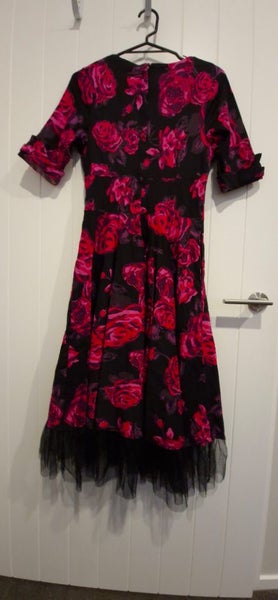 'Unique Vintage' Rockabilly Floral Dress62863221274627113