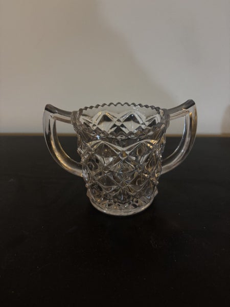 Vintage sugar bowl UV GLOW62863855890690112