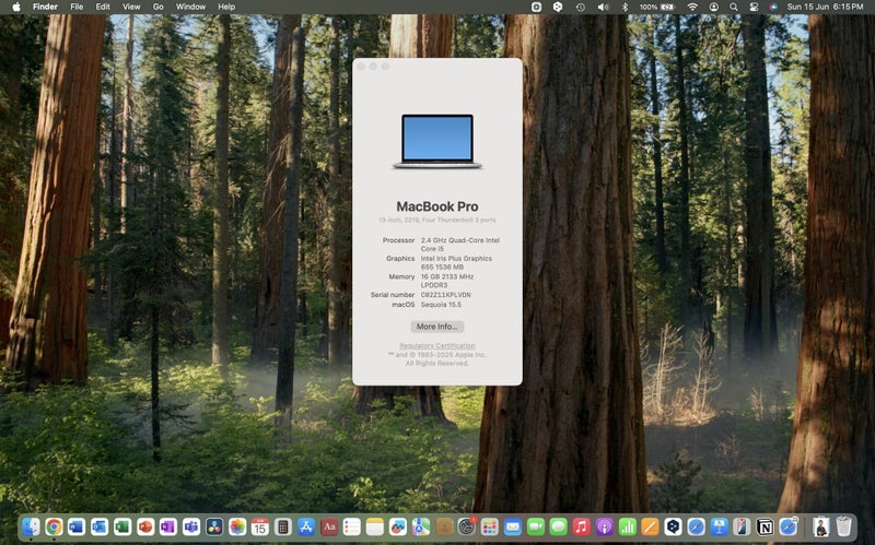 MacBook Pro 13" 2019 Retina (2.4GHz i5 16GB Ram 512GB SSD A1989 Enhanced)62935696275073114