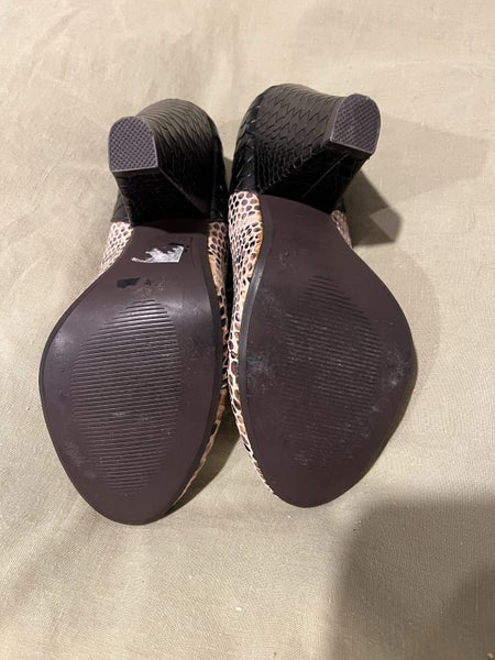 Mollini snake skin heels size 39 Carousel 4