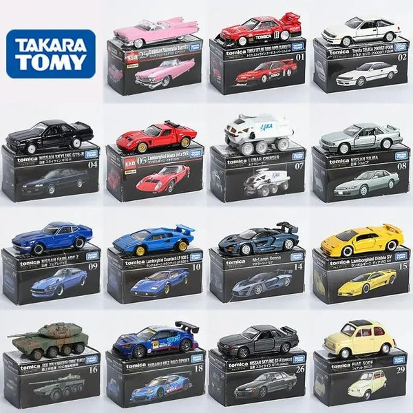 TP01-TP40 Takara Tomy Tomica Premium Car Tank Plane Vehicles HONDA NISSAN Carousel 1