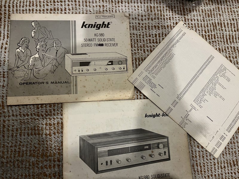 Knight KG-980 - 50 Watt receiver from 1969 Carousel 1