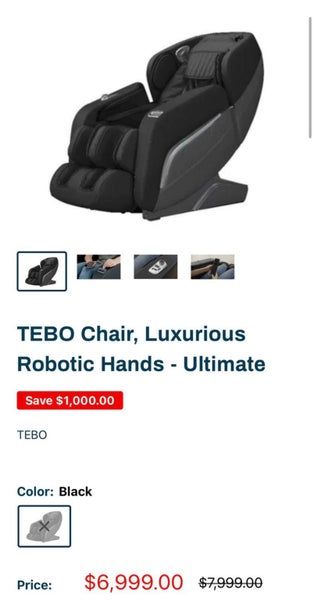 The Teo Ultimate Massage Chair Black - A3062 v2 Carousel 1