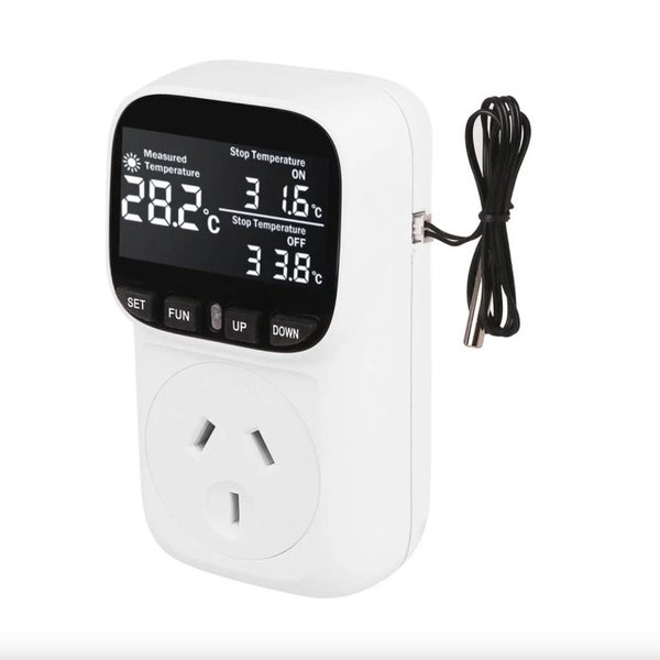 Digital Thermostat Electric Temperature Controller Sensor Socket Timer65565571459201114