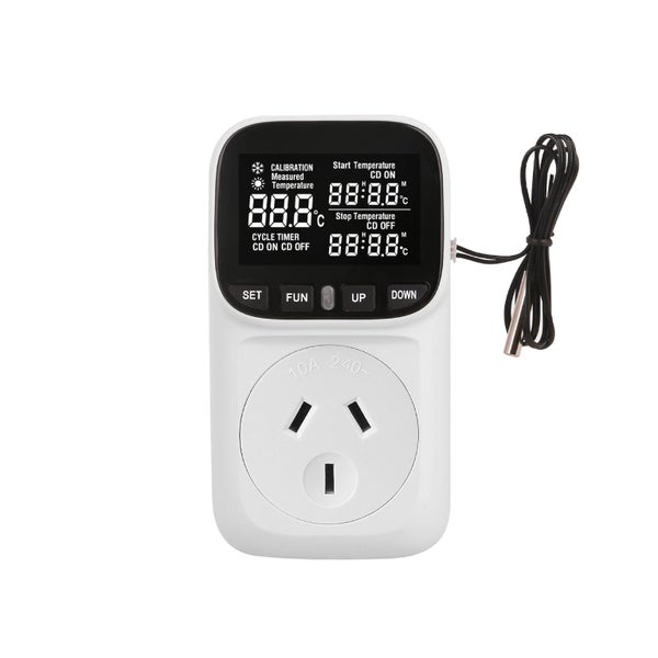 Digital Thermostat Electric Temperature Controller Sensor Socket Timer419646058582528000