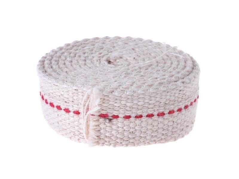 Premium Oil Lamp Mate Flat Cotton Wick 0.79in Wide 3.3ft Roll D2TD Carousel 1