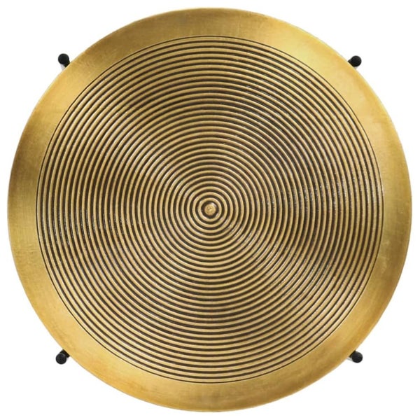 Table Set 2 Pieces Brass-covered Mdf Xalxnp Carousel 9