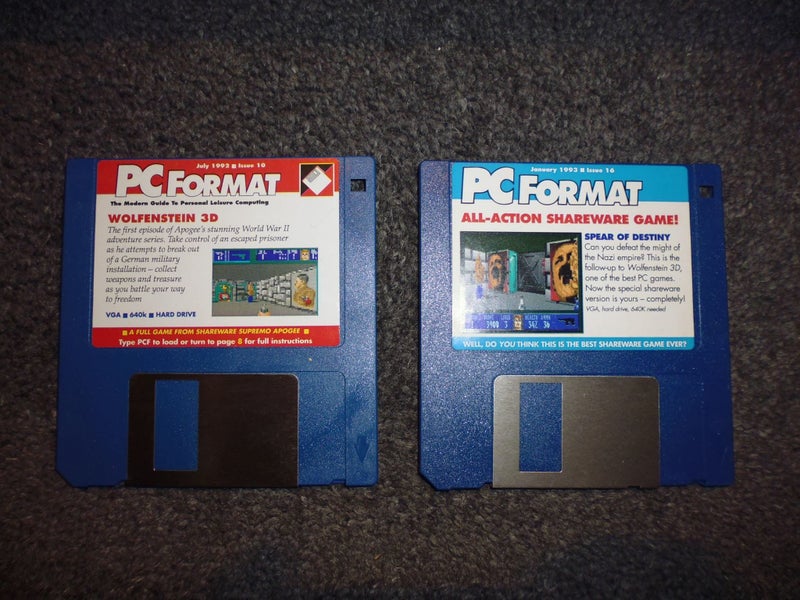 Wolfenstein 3D and Spear of Destiny shareware Carousel 1