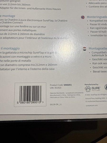 Sure Flap Mounting Adaptor Carousel 2