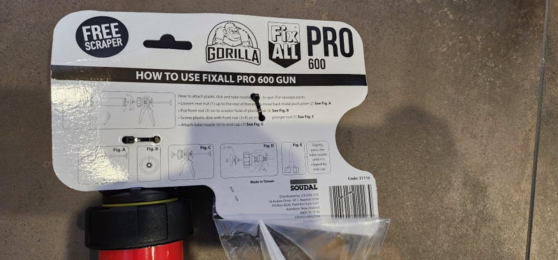Gorilla FixALL PRO 600 Gun - Brand New Carousel 3