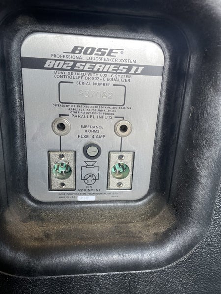 3x Bose 802 speakers62867850782211111