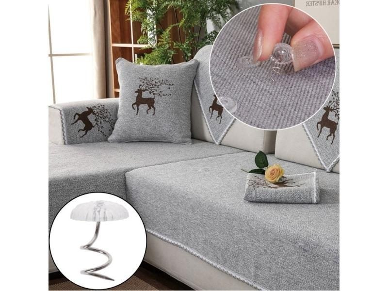 50PCS Clear Heads Twist Pins For Upholstery Sofa Hardware Carousel 1