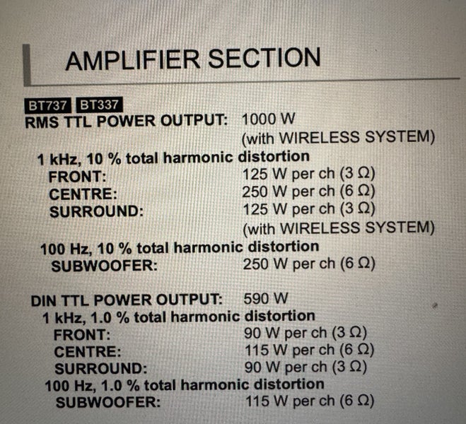 Panasonic SA-BT737 Blu Ray / DVD Home Theatre system Carousel 8