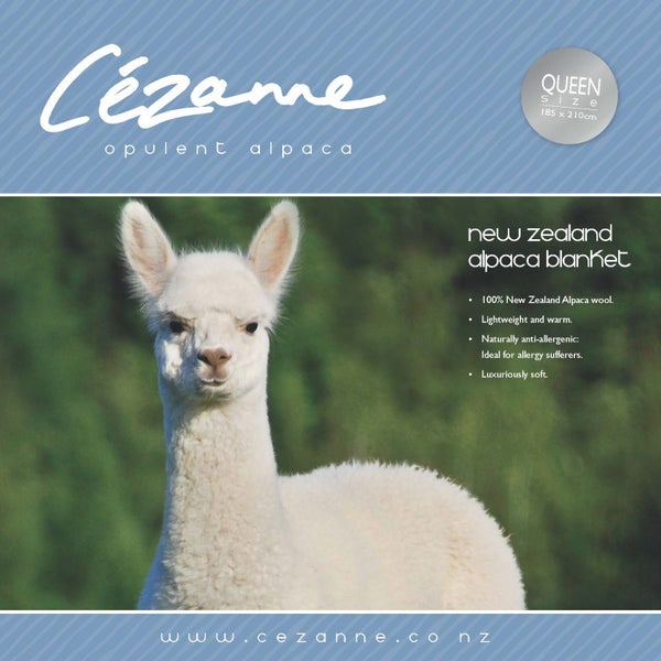 NZ Alpaca Queen Blanket (Black)628647400248331116
