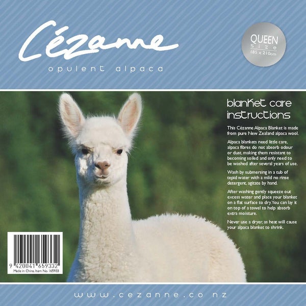 NZ Alpaca Queen Blanket (Black)62864740024833111
