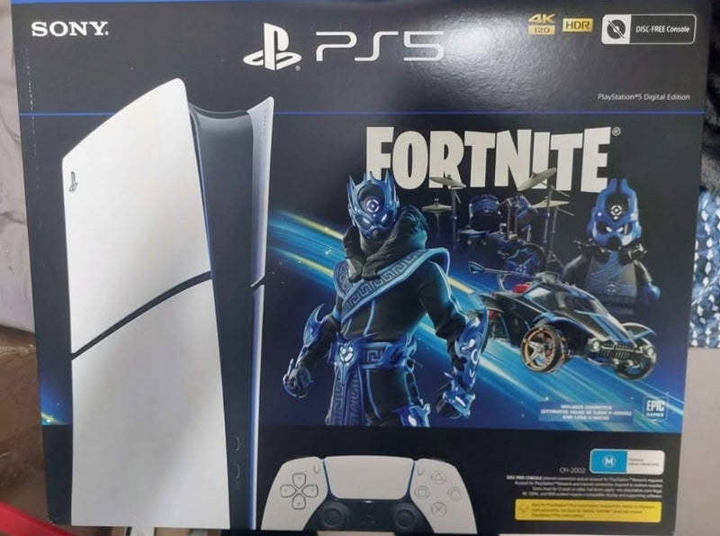 PlayStation 5 Digital Edition Console - Fortnite Cobalt Star Bundle Carousel 1