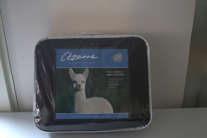 NZ Alpaca King Blanket (Black)62864740041858112
