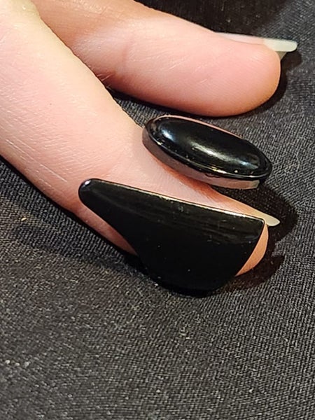 Black ring black tigers eye Carousel 7