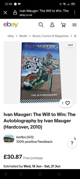 Ivan Mauger The Will to Win The Autobiography book Kiwi speedway history Carousel 20
