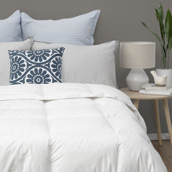 John Cotton Supreme Luxury 85% White Goose Down & Feather Quilt QUEEN Carousel 5